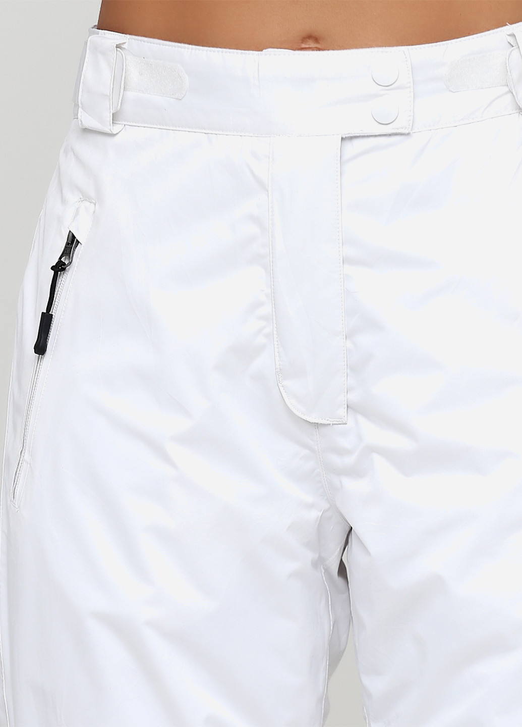 Белые спортивные зимние прямые брюки Crivit