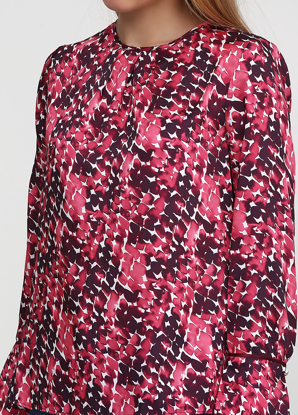 Розовая демисезонная блуза Pedro Del Hierro