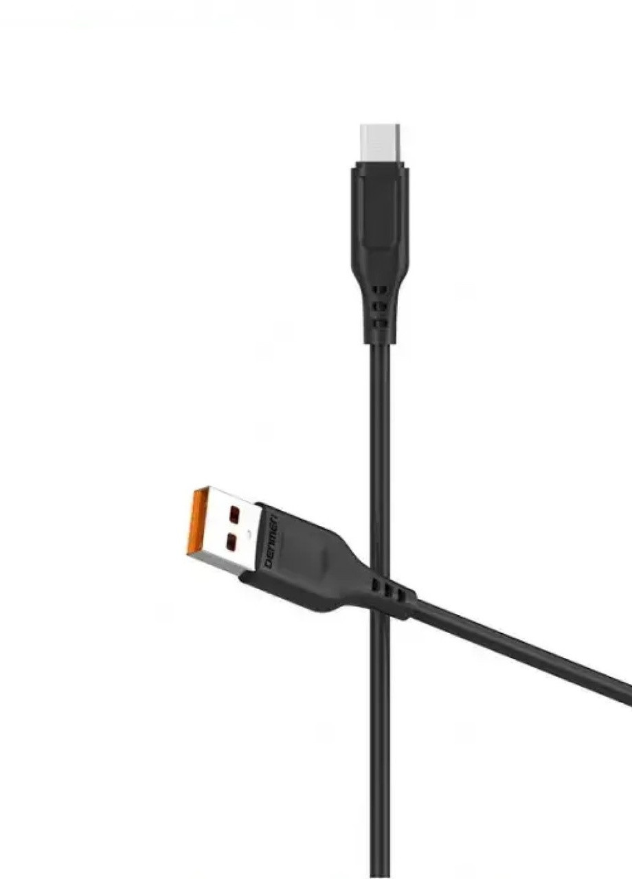 Кабель для зарядки и передачи данных Denmen D42T USB to USB Type C Черный 1 м No Brand (255189490)