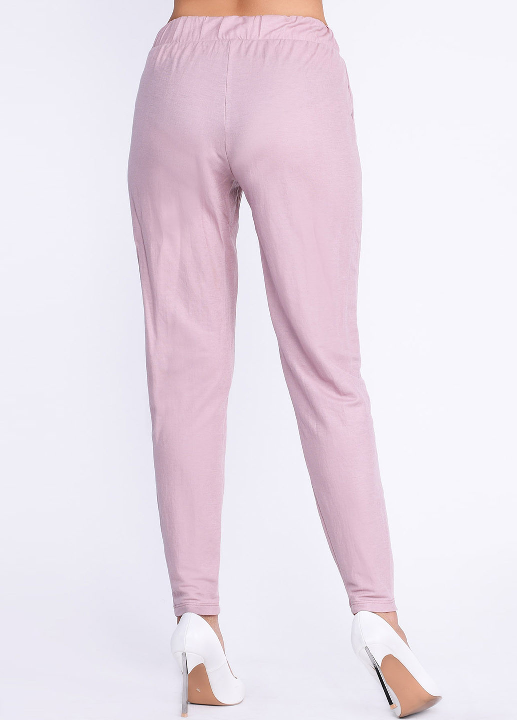 Розовые кэжуал демисезонные прямые брюки Carica