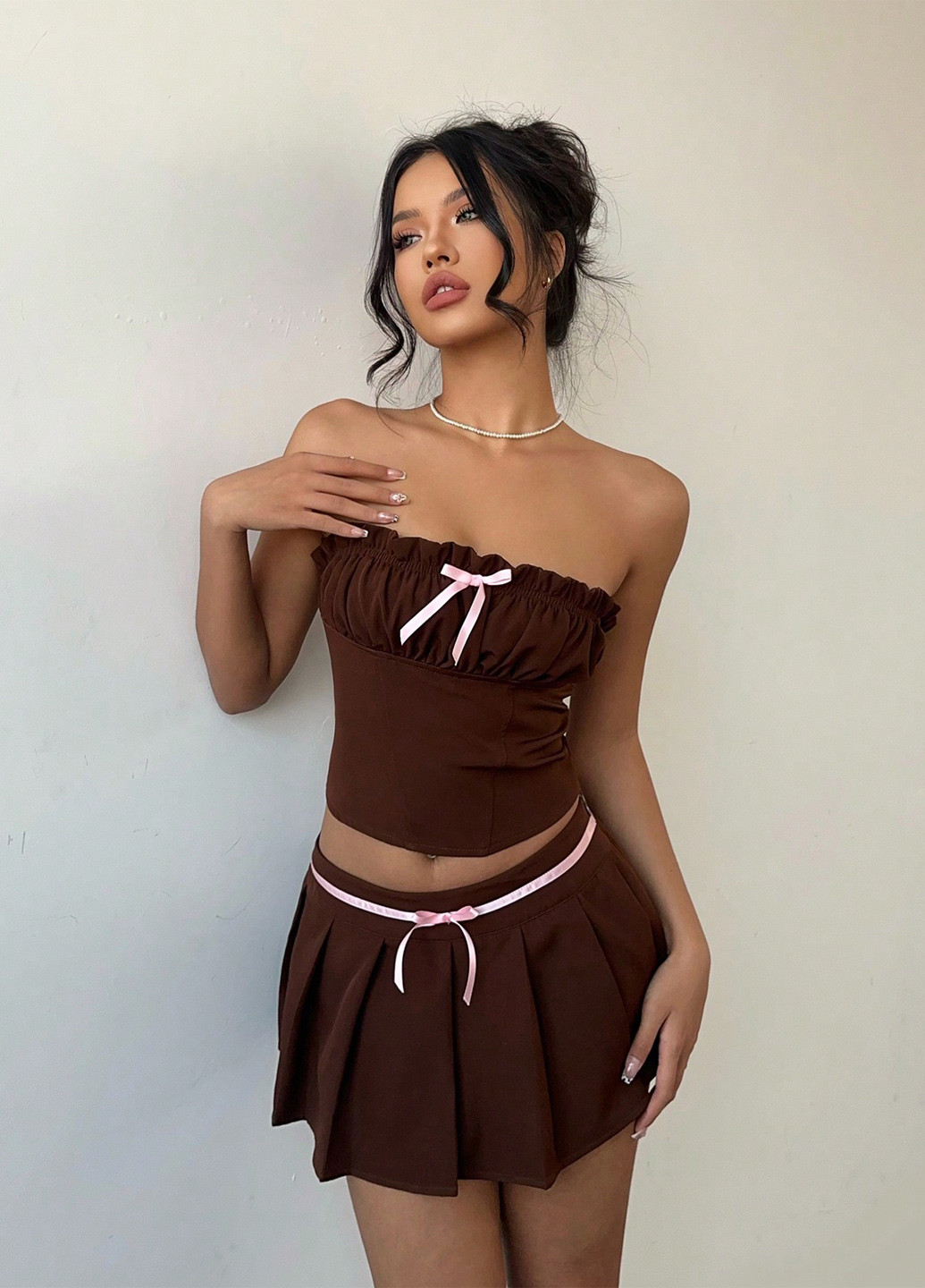 Костюм (топ, спідниця) SHEIN (338187025)