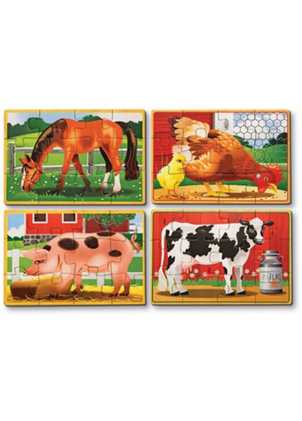 Пазл Животные на ферме (MD13793) Melissa&Doug (249984474)