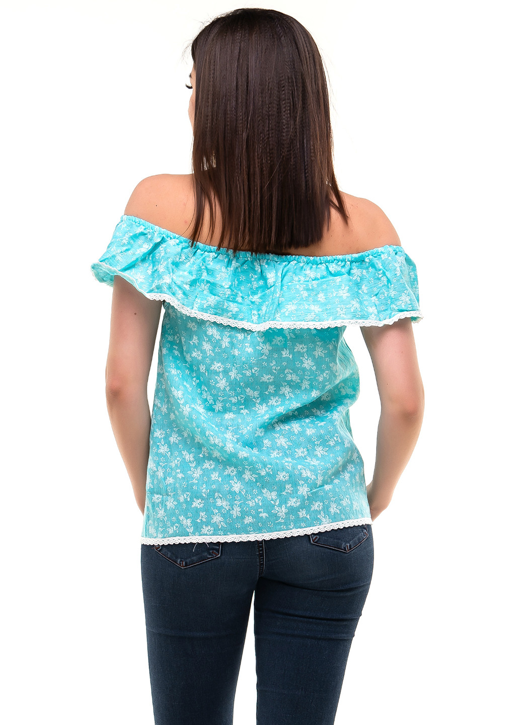 Бирюзовая блуза Olsa