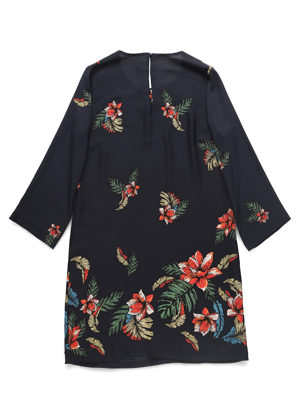 Синя кежуал сукня а-силует Pepe Jeans з квітковим принтом