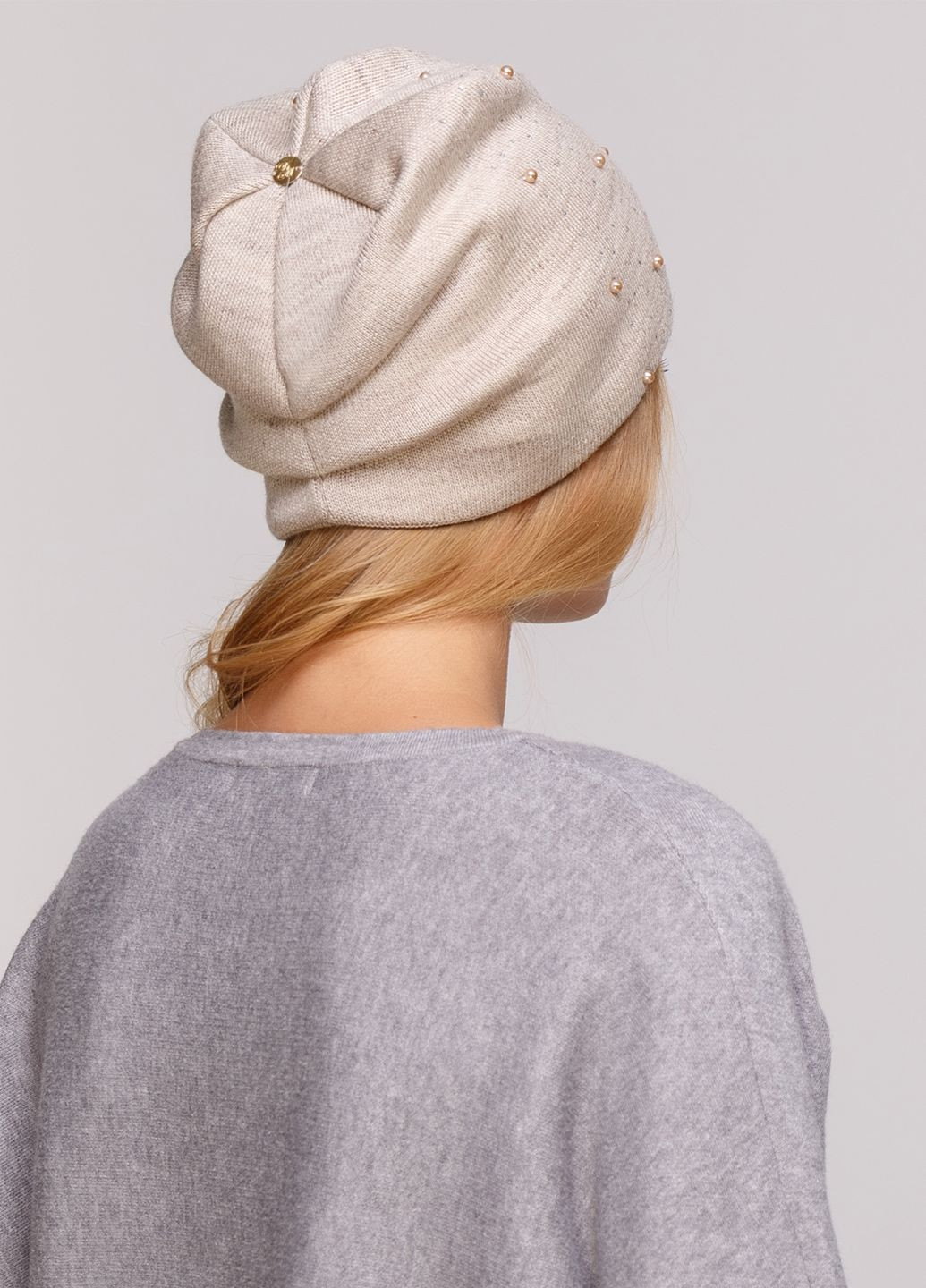 Теплый зимний комплект (шапка, шарф-снуд) на флисовой подкладке 660042 DeMari марс (239417730)