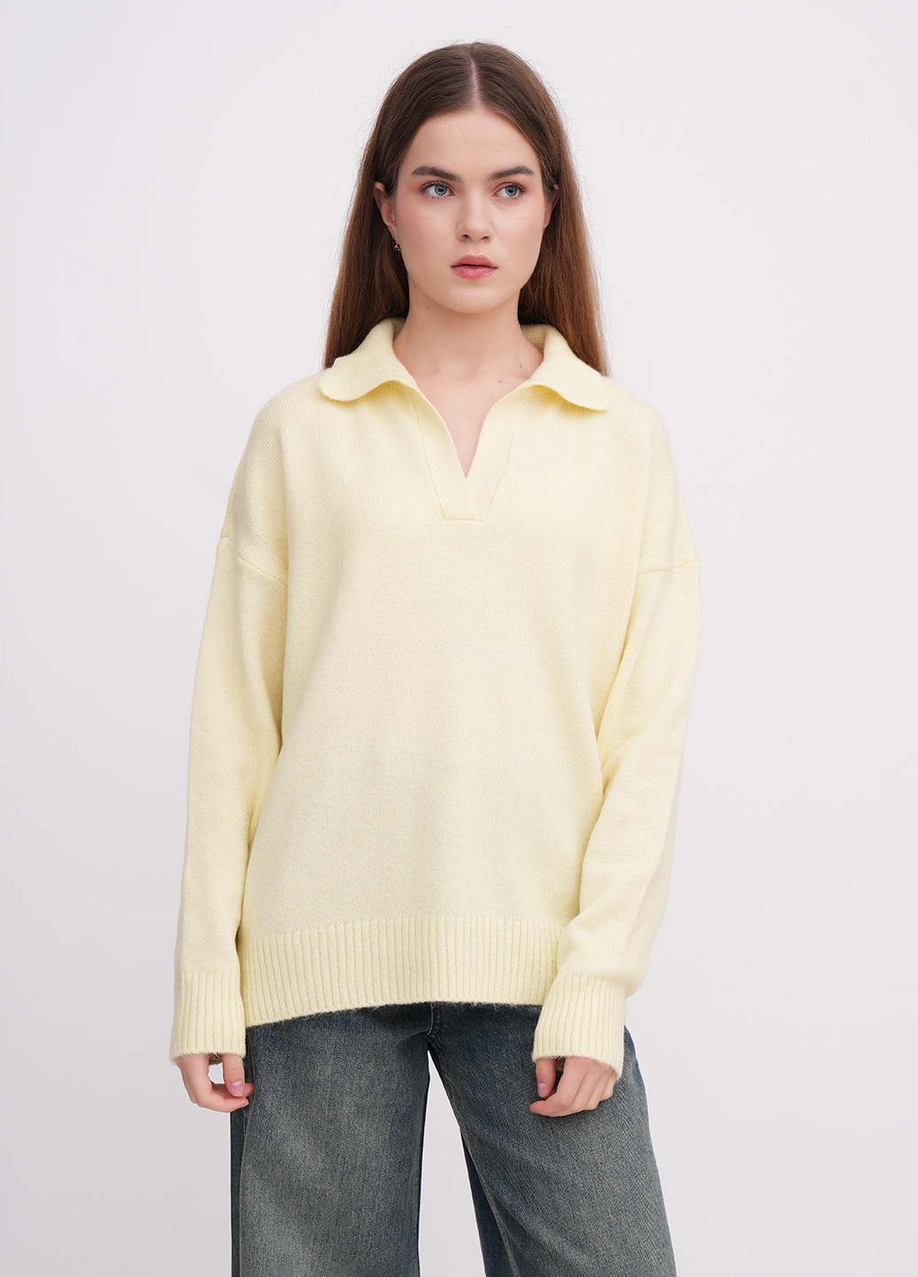 Молочний демісезонний светр EQUILIBRI