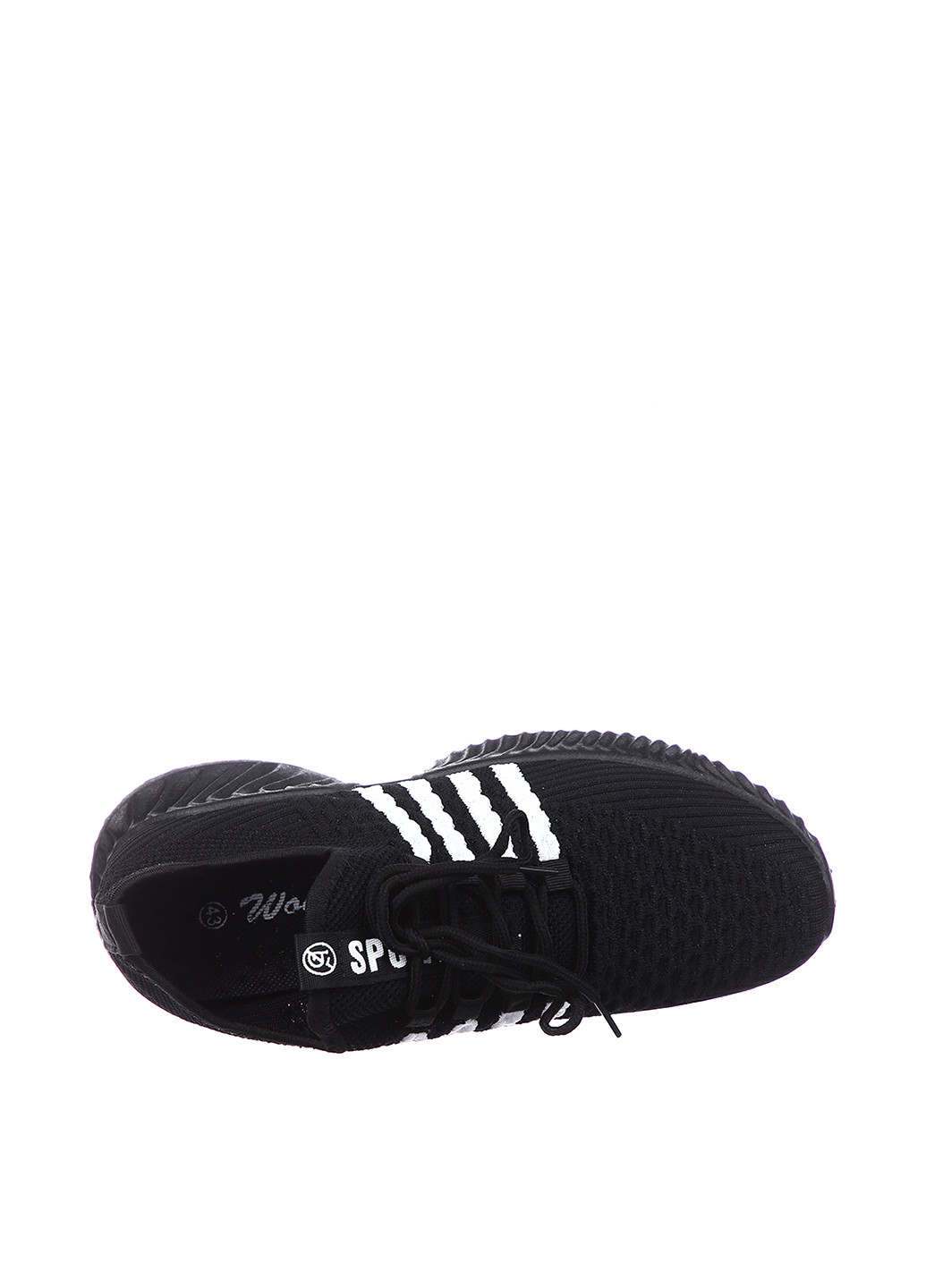 Черно-белые демисезонные кроссовки Wonex