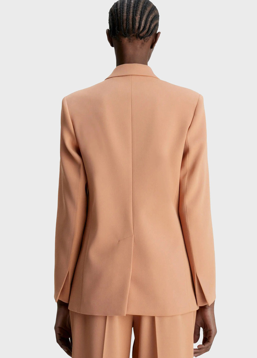 Светло-коричневый женский жакет Calvin Klein однотонный - демисезонный