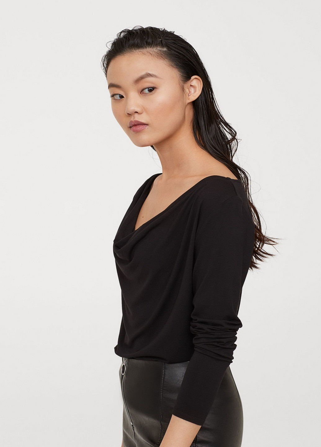 Чорна блуза H&M