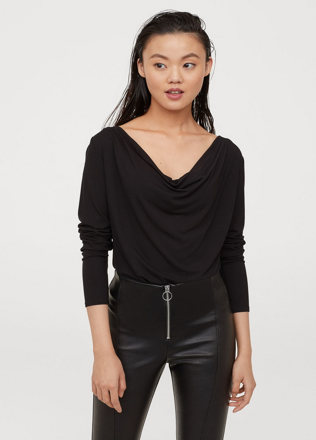 Чорна блуза H&M