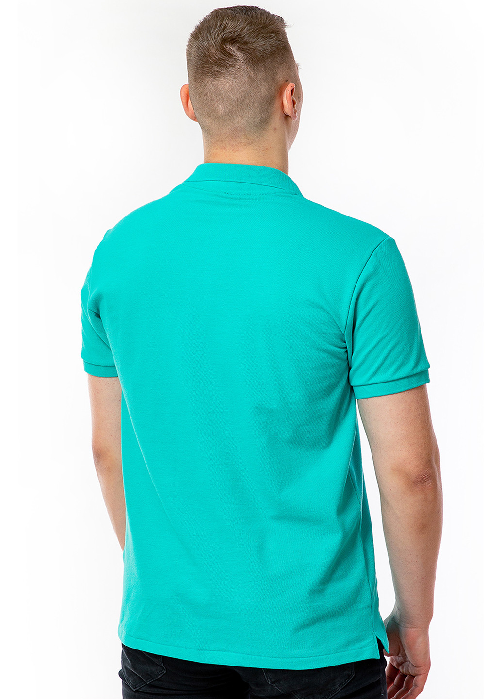 Зеленая футболка-футболка-поло мужская для мужчин Kosta однотонная