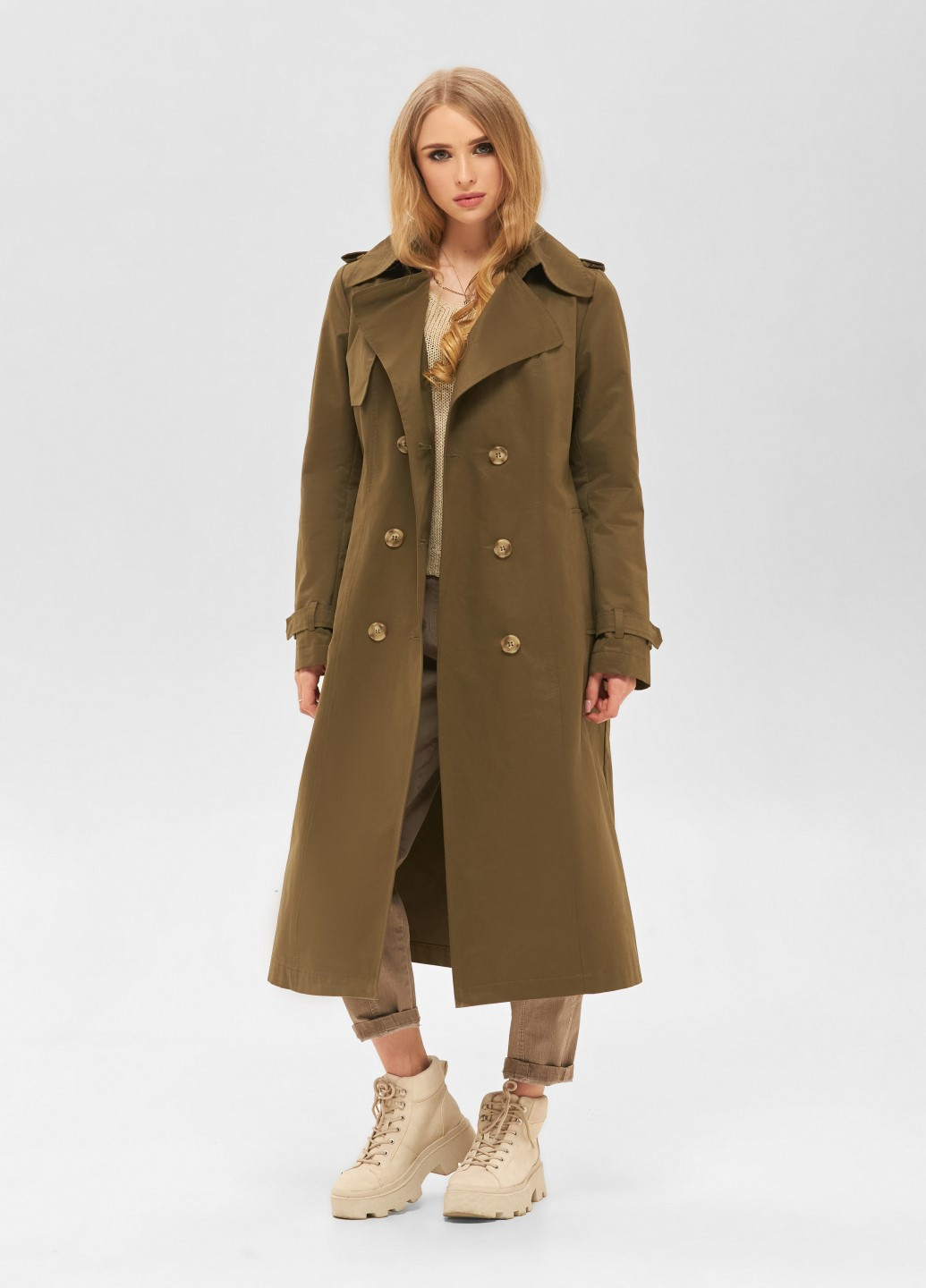 Плащ MN тренчкот на пуговицах демисезон (214910821)