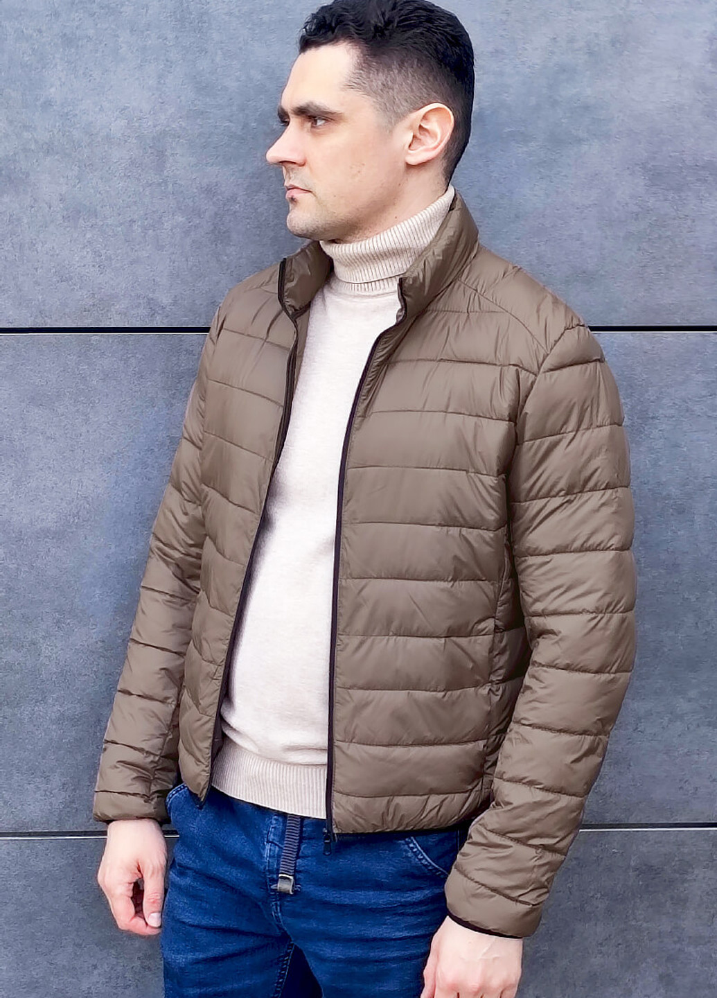 Бежева демісезонна куртка Sun's House