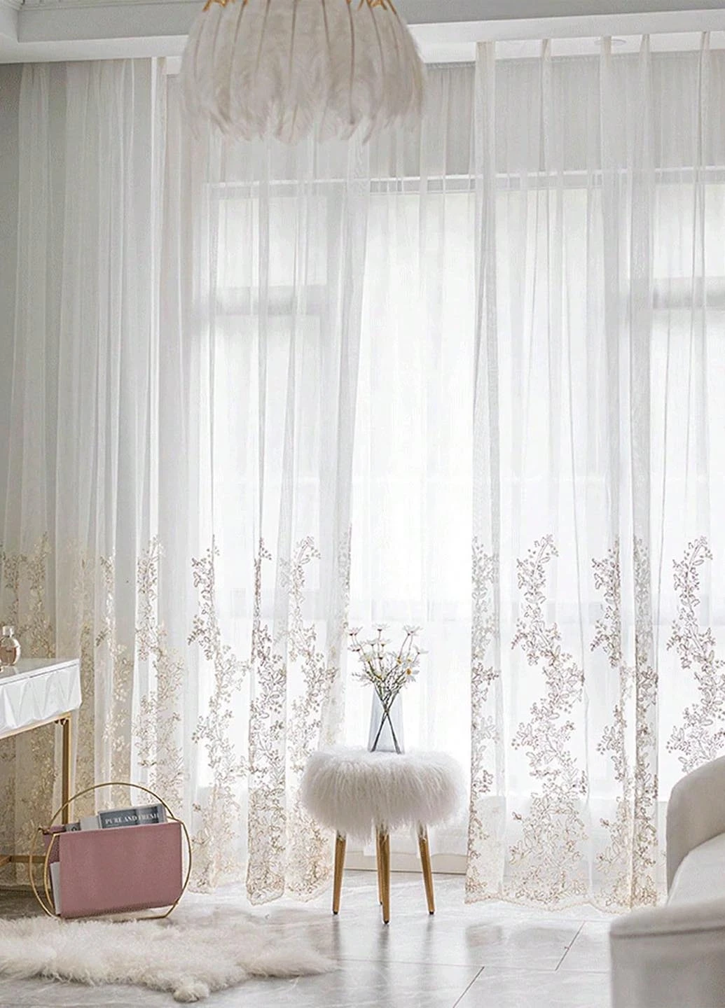 Тюль, 140х245 см SHEIN (346914753)