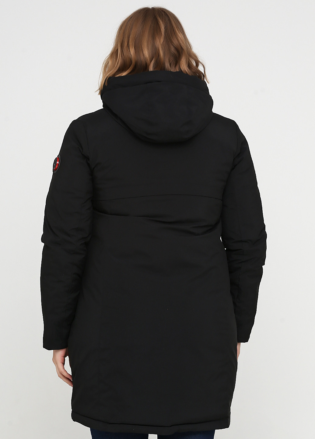 Черная зимняя куртка Furui