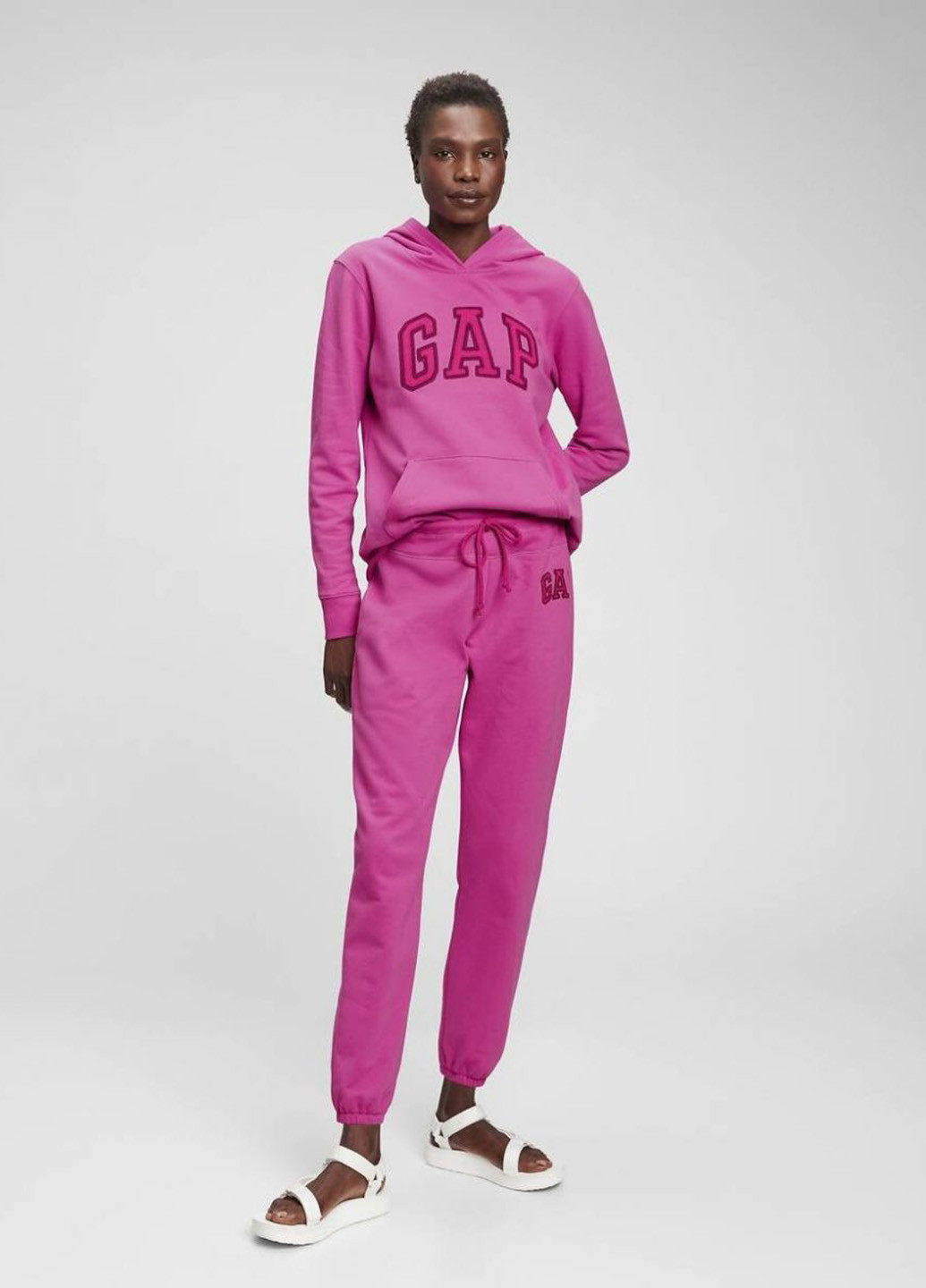 Розовые спортивные демисезонные джоггеры брюки Gap