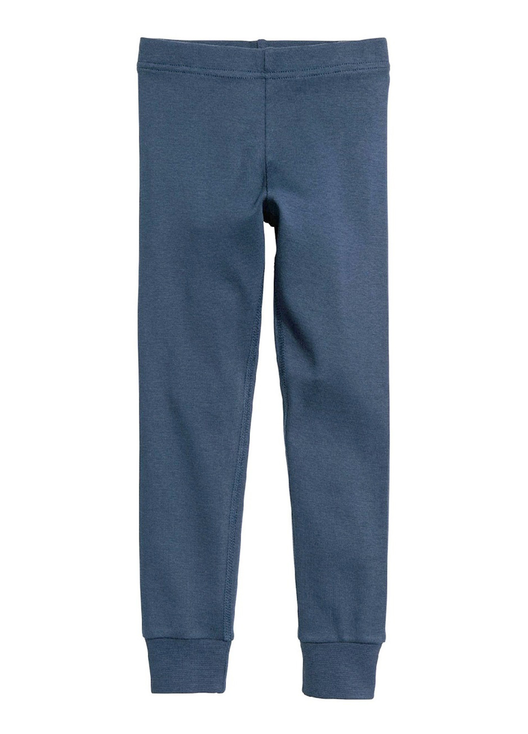Темно-синие домашние демисезонные брюки зауженные H&M