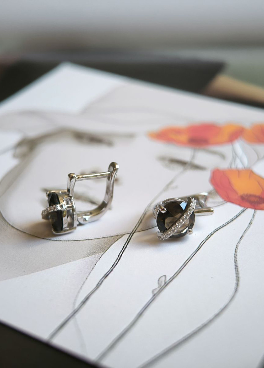 Сережки Silver Flame (330000056)