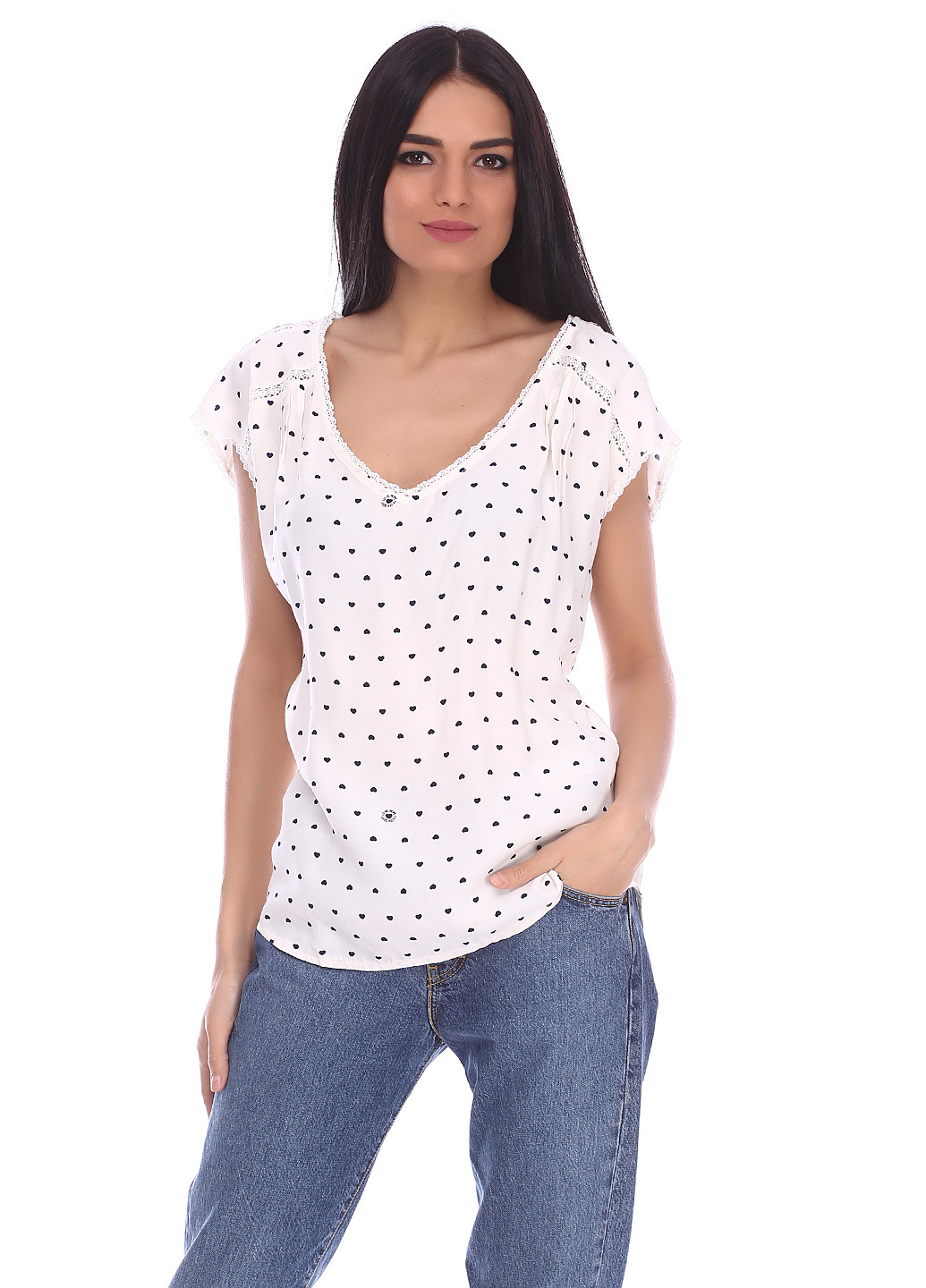 Белая блуза Dept