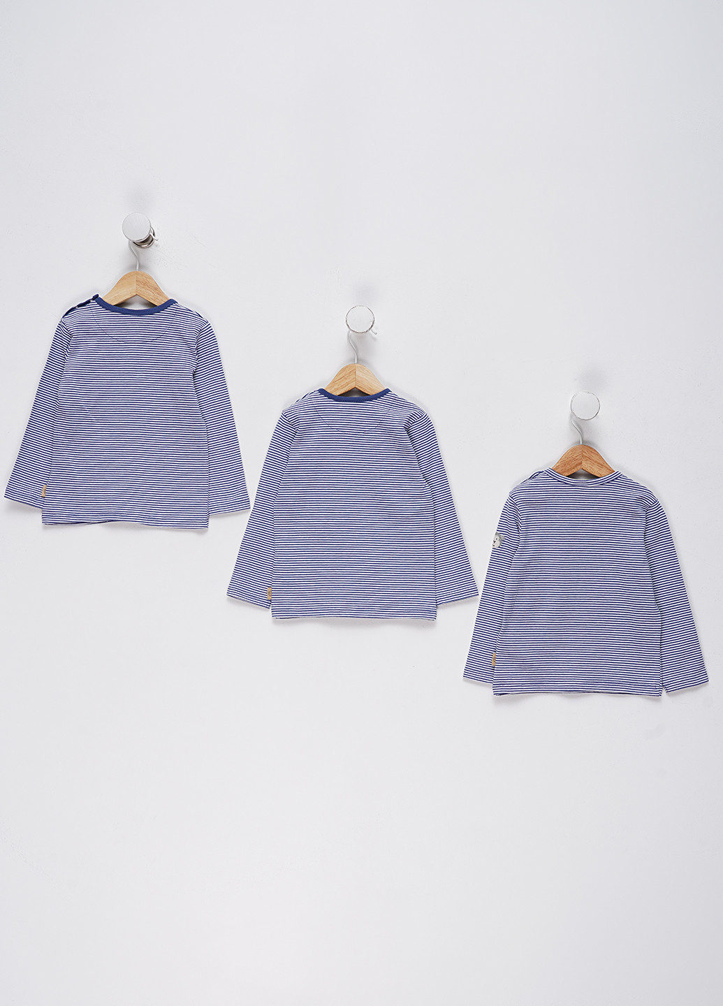 Синий демисезонный повседневный, кэжуал лонгслив Bellybutton в полоску