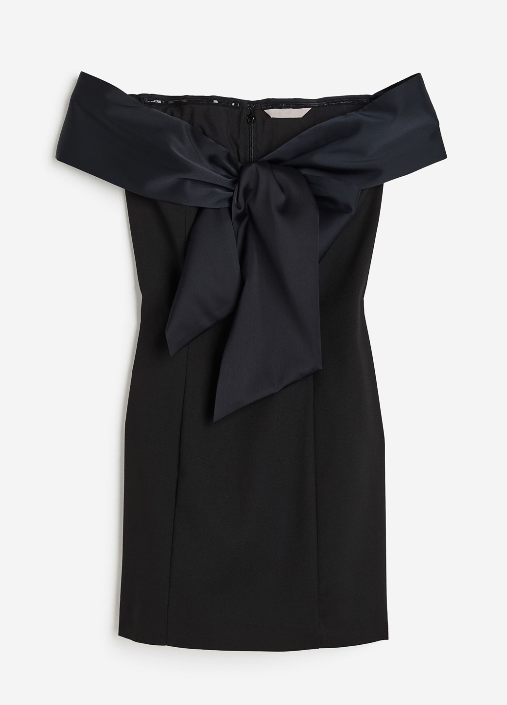 Черное кэжуал платье H&M однотонное