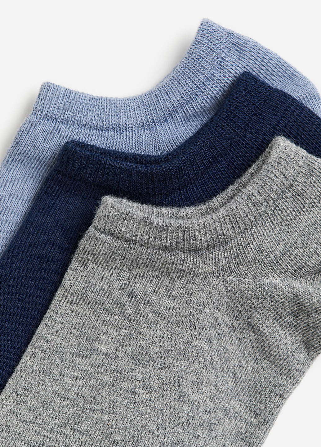 Комбинированные носки (7 пар) H&M однотонные (295470130)