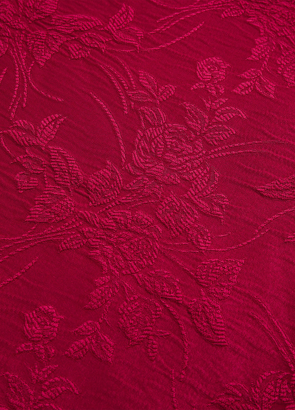 Бордовая блуза с баской SHEIN