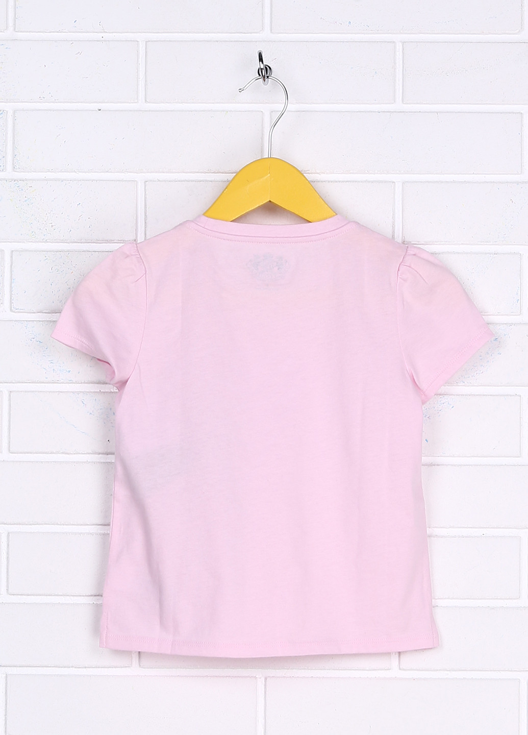 Светло-розовая летняя футболка Juicy Couture