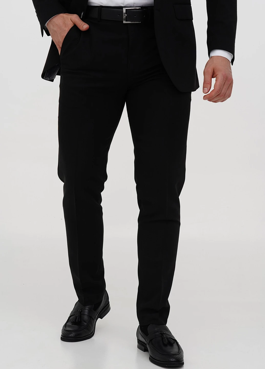Черный демисезонный костюм (пиджак, брюки) брючный Trend Collection
