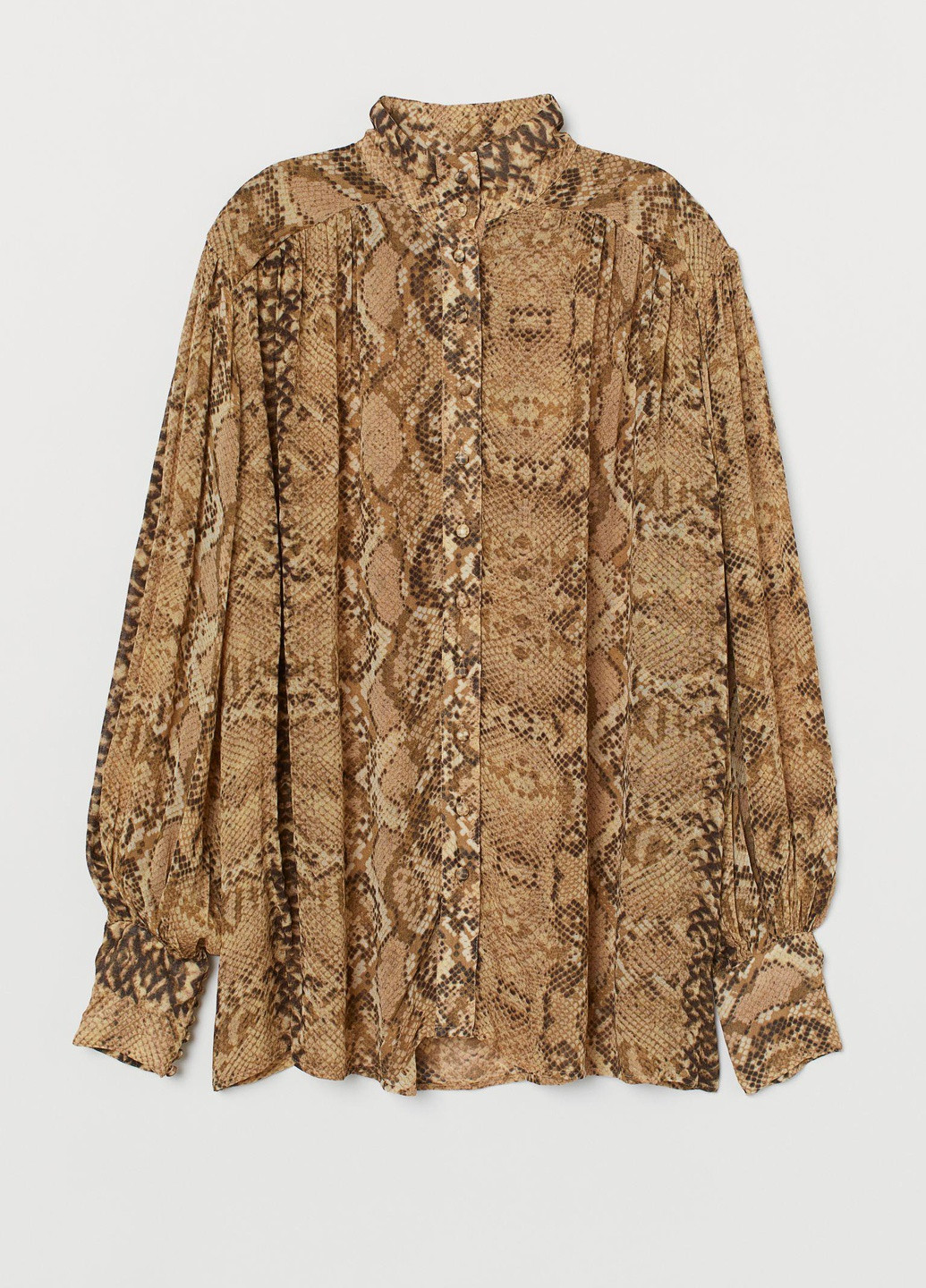 Світло-коричнева блуза демісезон H&M