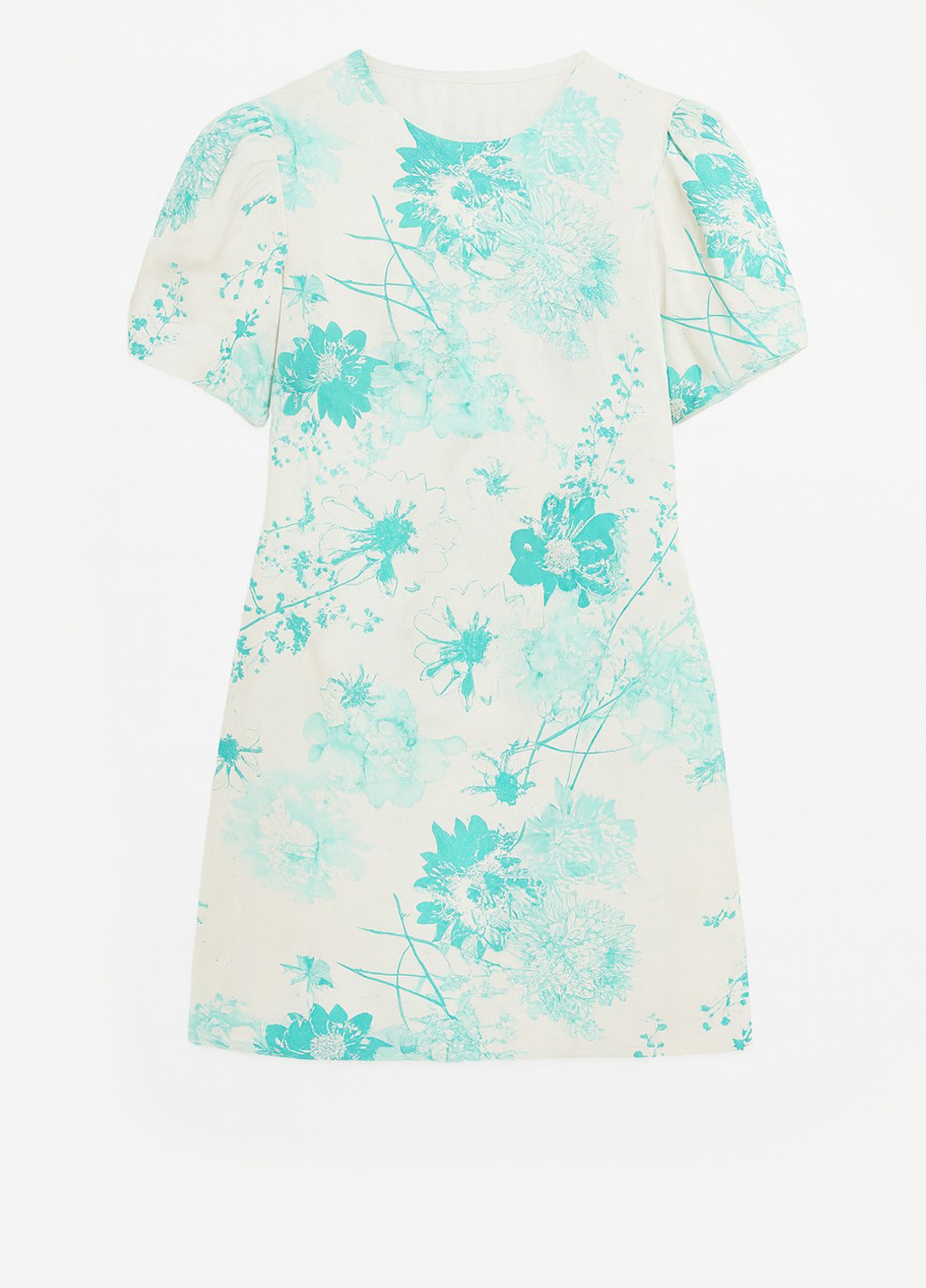 Молочное кэжуал платье а-силуэт Babylon с цветочным принтом