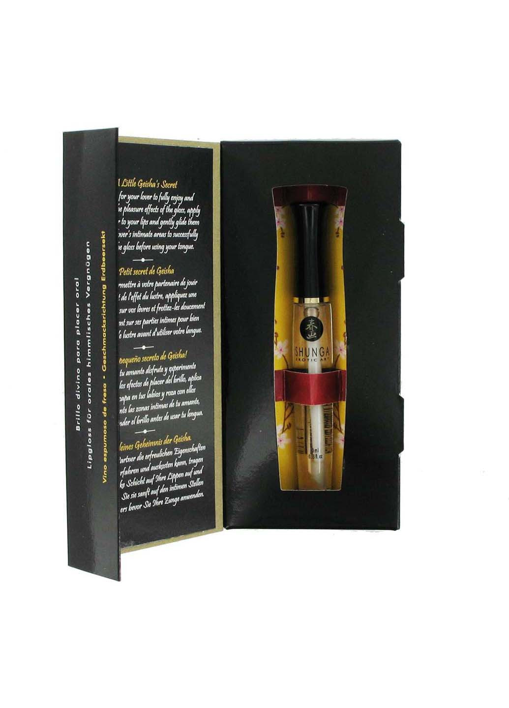 Блиск для губ LIPGLOSS Sparkling Strawberry Wine 10 мл Shunga (256170696)