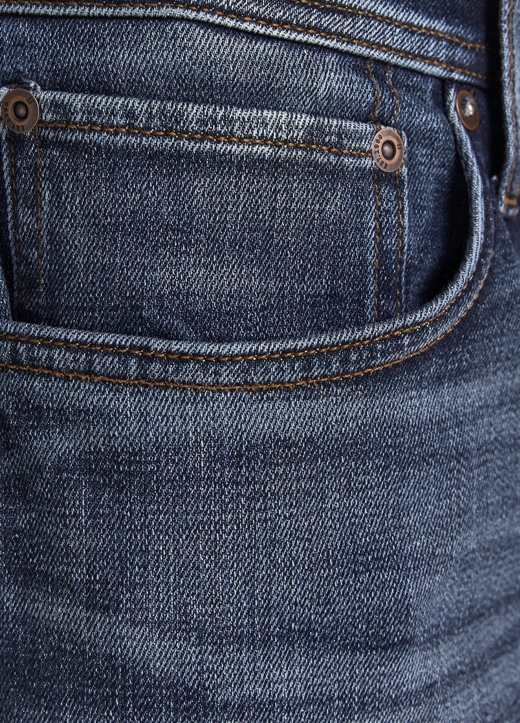 Темно-синие демисезонные прямые джинсы Jack & Jones