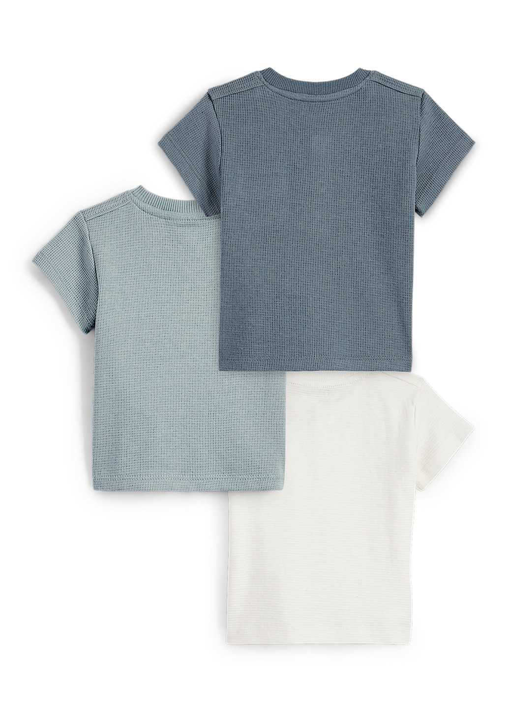 Цветная детская футболка-поло (3 шт.) для мальчика C&A однотонная