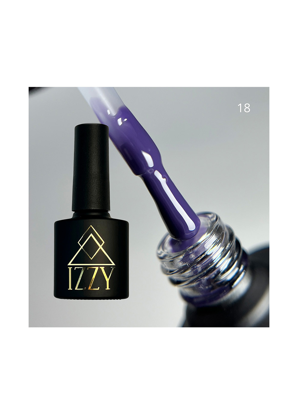 База для манікюру Volume Base 18, темно-фіолетова база, 10 мл Izzy (363030512)