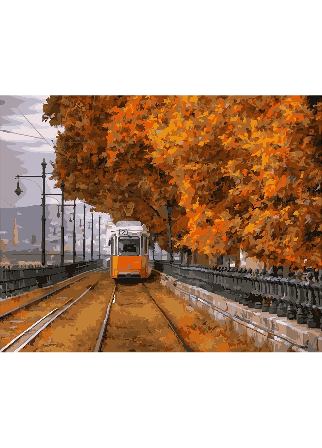 Картина по номерам "Осіннє місто" 40х50 см ArtStory (250449134)