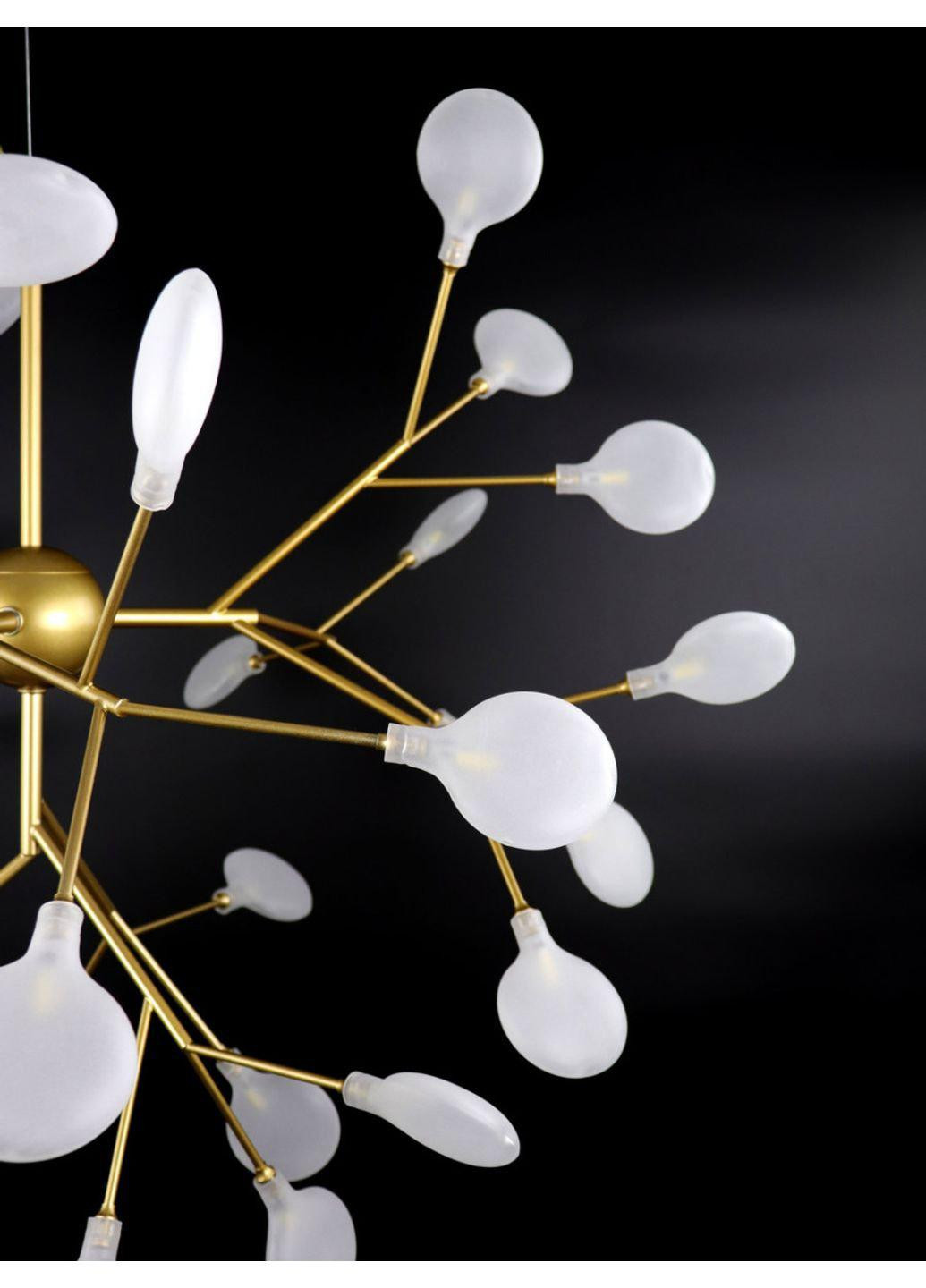 Люстра стельова на 36 лампочок H686/36-gd-k Золото 75х80х80 см. Sunnysky (253122399)