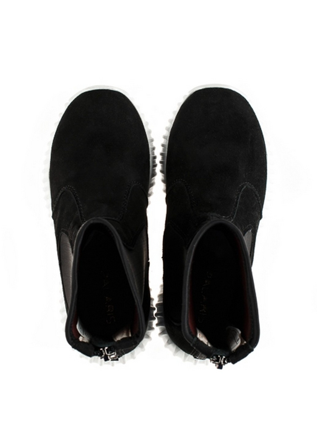 Черные кэжуал зимние ботинки с нубука Palaris