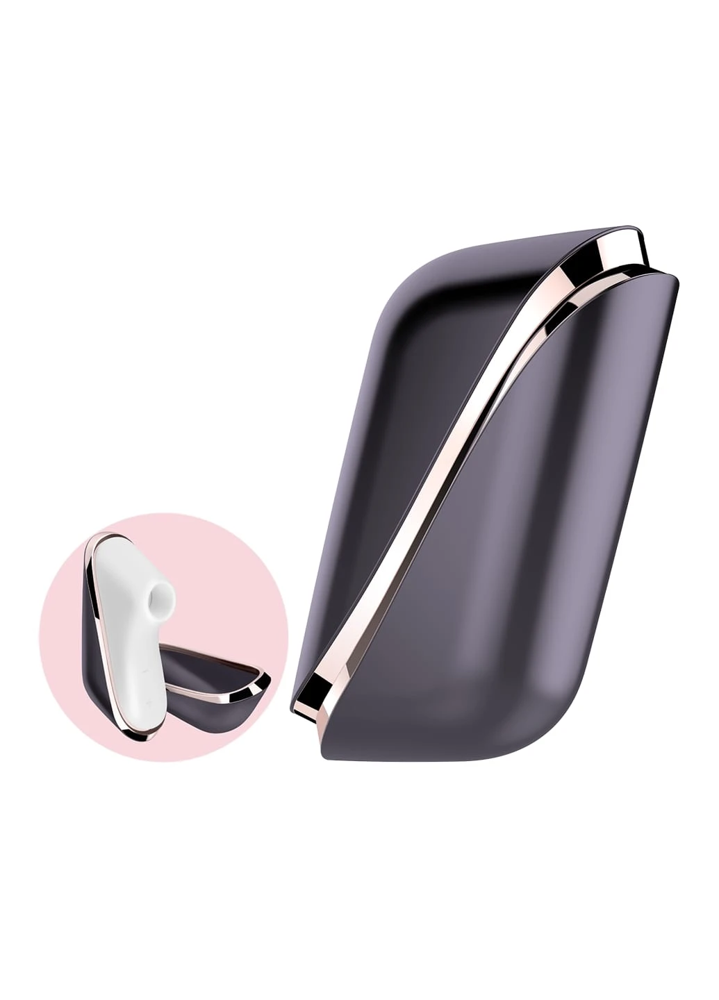 Вакуумний кліторальний стимулятор Traveler, корпус-чохол на магнітах Satisfyer (254151716)