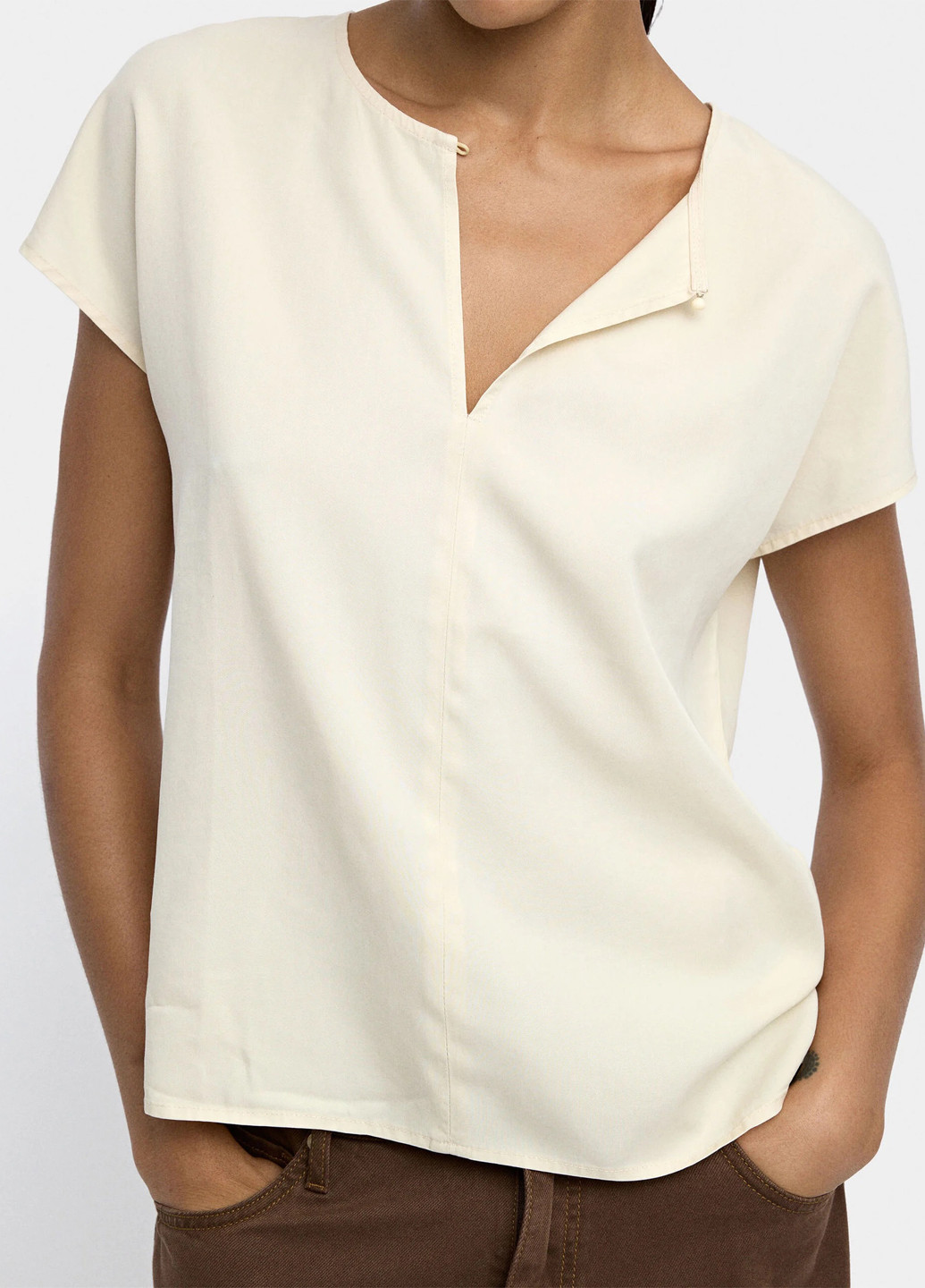 Кремова блуза Parfois