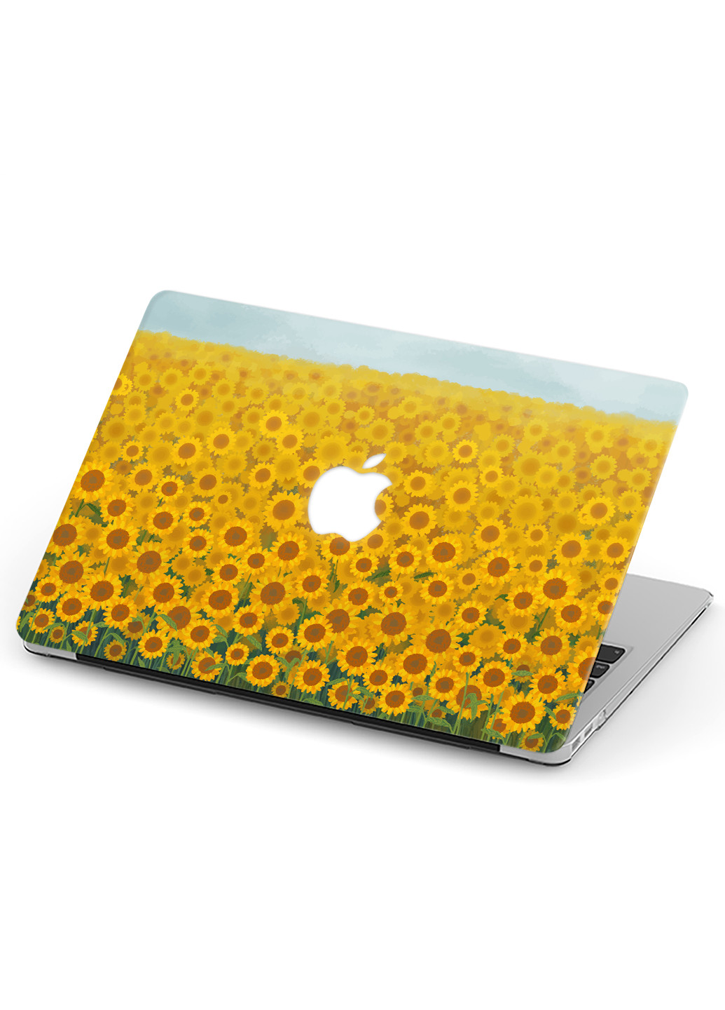 Чехол пластиковый для Apple MacBook Air 11 A1465 / A1370 Поле подсолнухов (Sunflower field) (6349-2358) MobiPrint (218858182)