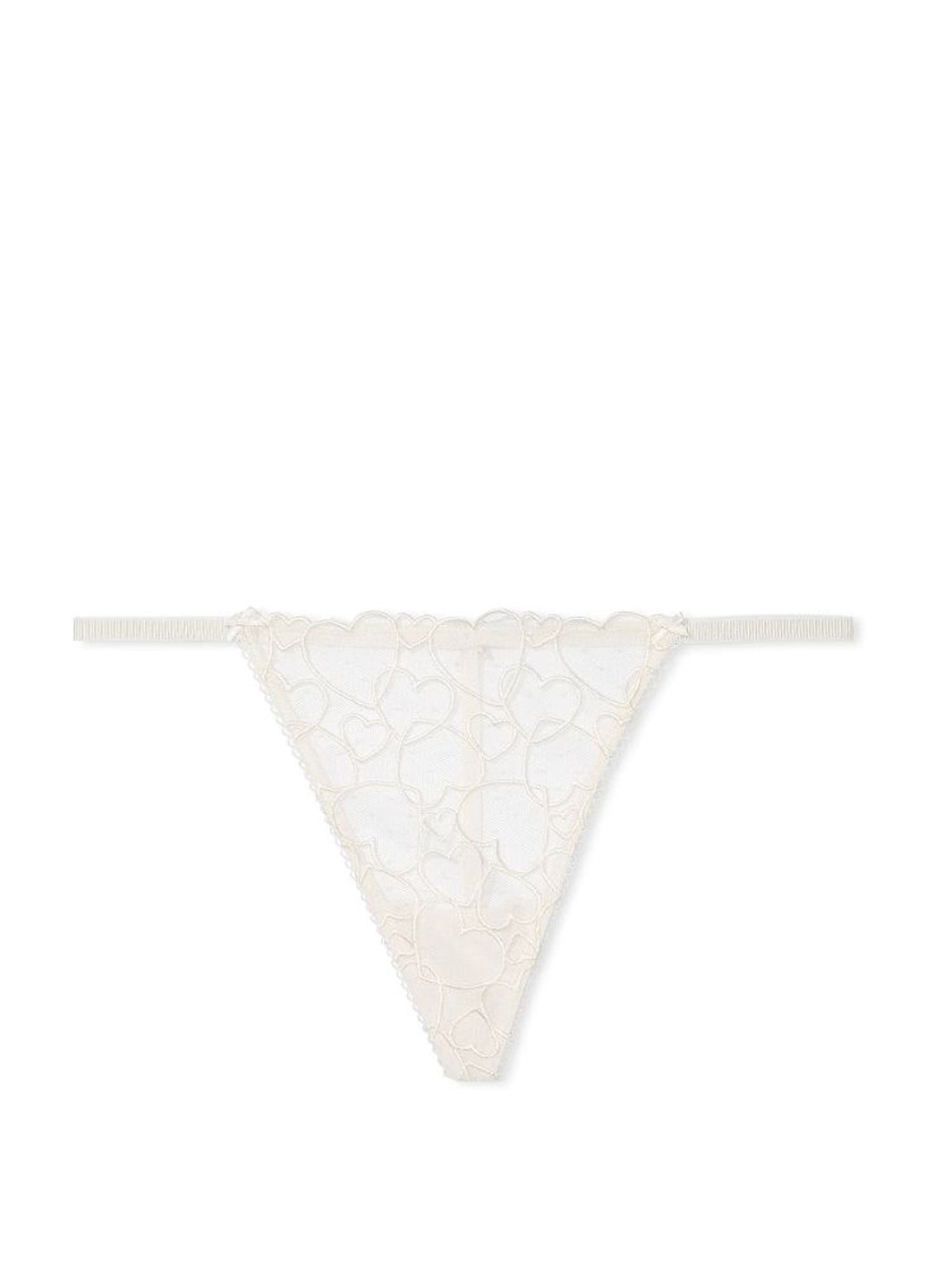 Молочный демисезонный комплект (бюстгальтер, трусики) Victoria's Secret