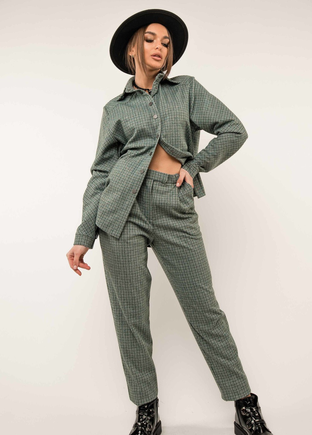 Брюки Лейден БР 1020 бриз клетка Ри Мари (224985134)