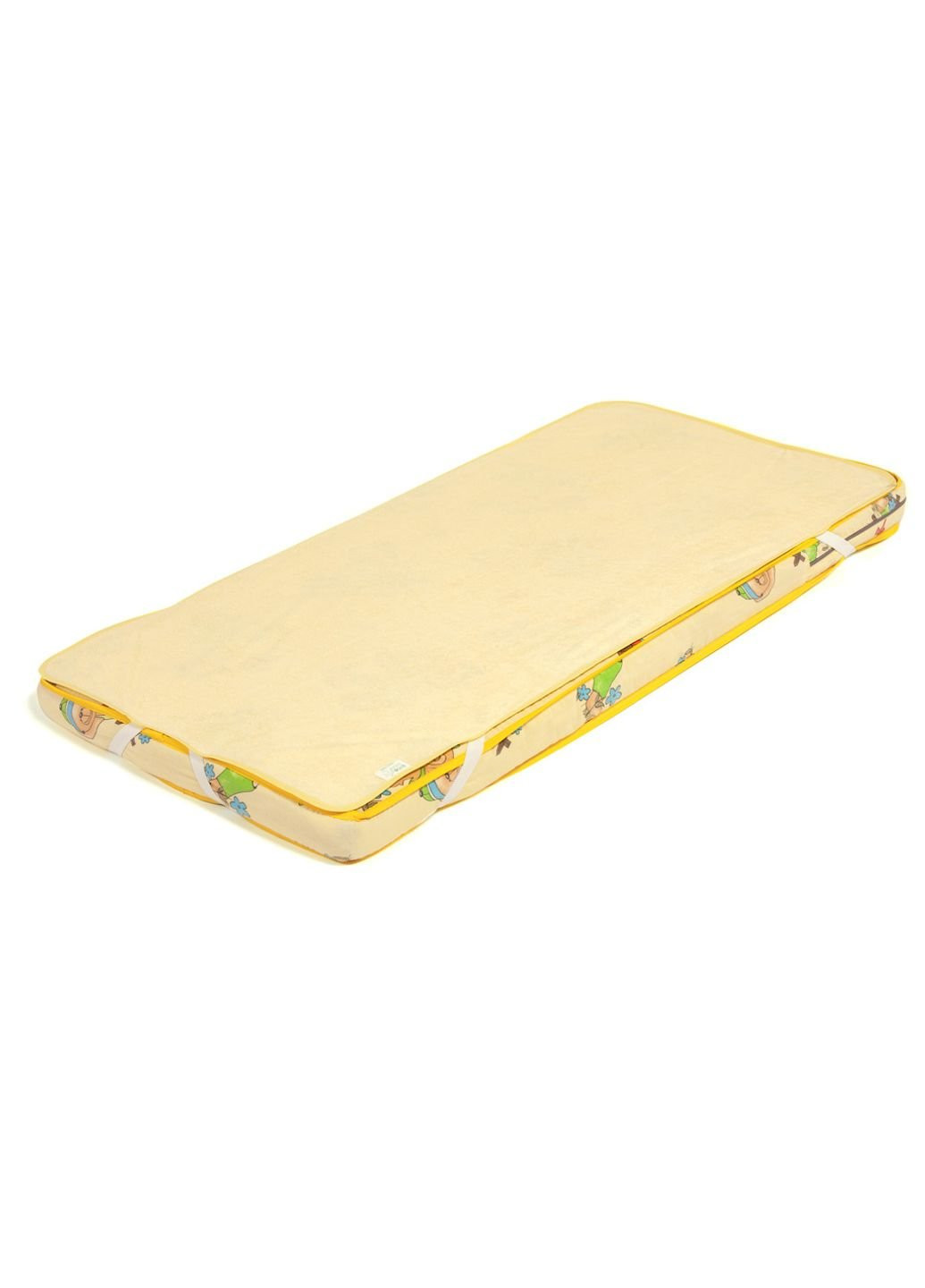Наматрацник Еко Пупс водонепроникний Classic, 60х120 см Жовтий (КНАМ12060ж) No Brand (254008960)