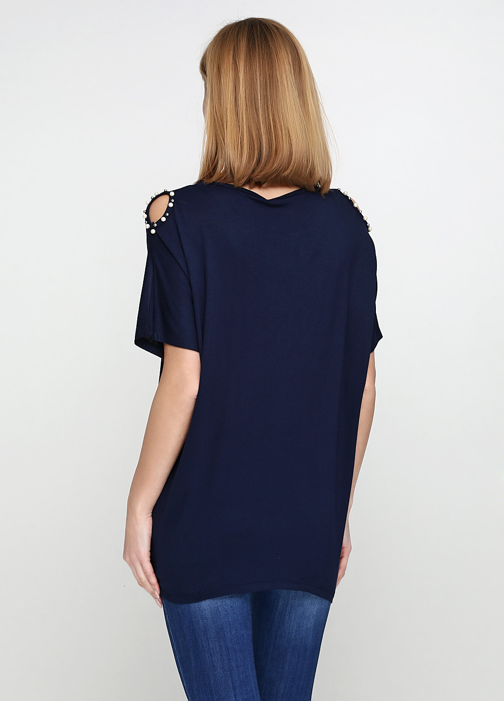 Темно-синяя летняя футболка Smira