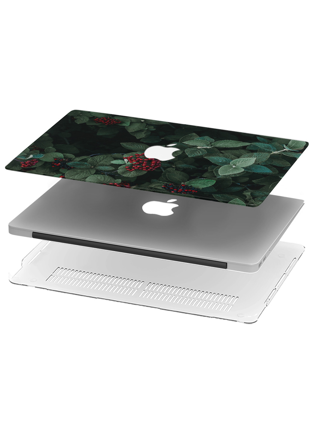 Чохол пластиковий для Apple MacBook Pro 13 A1706 / A1708 / A1989 / A2159 / A1988 Дикі ягоди (9648-2797) MobiPrint (219124161)