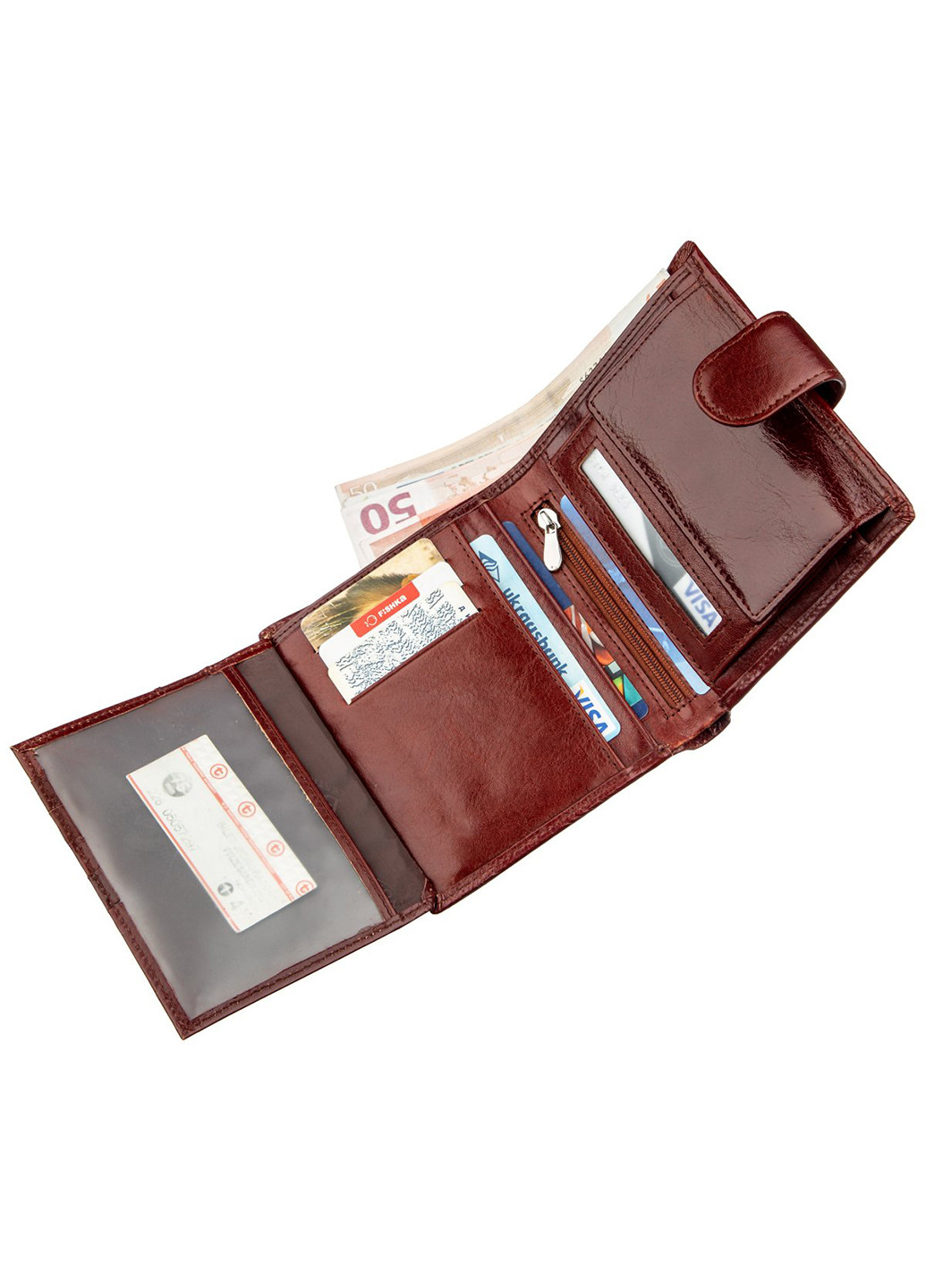 Чоловік шкіряний гаманець 11х12 см BOSTON (229458977)