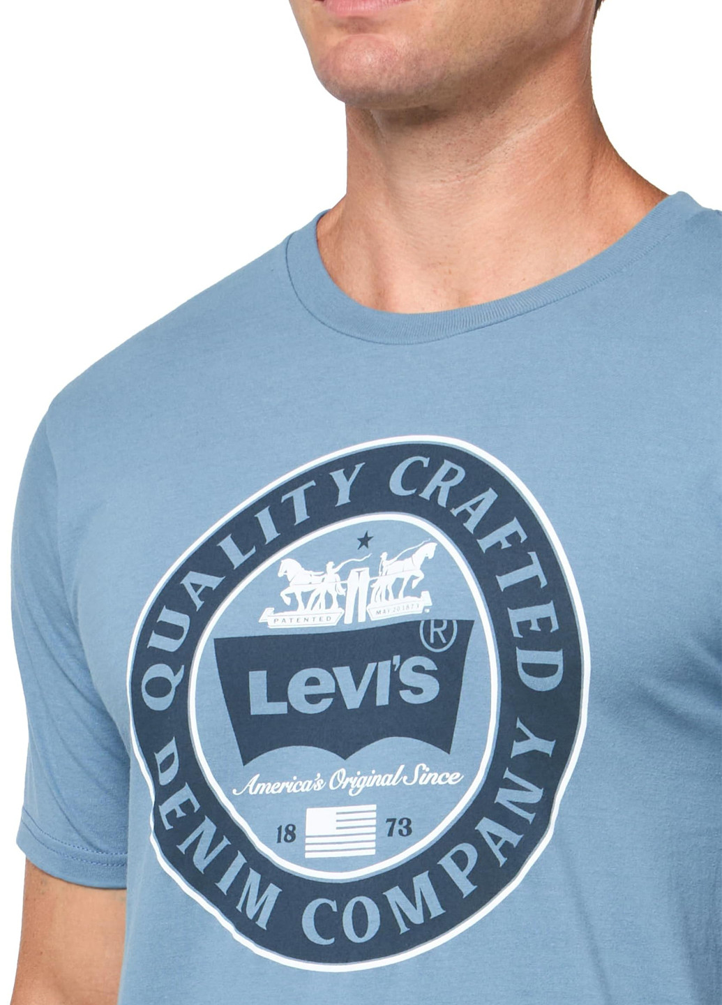 Світло-синя футболка Levi's