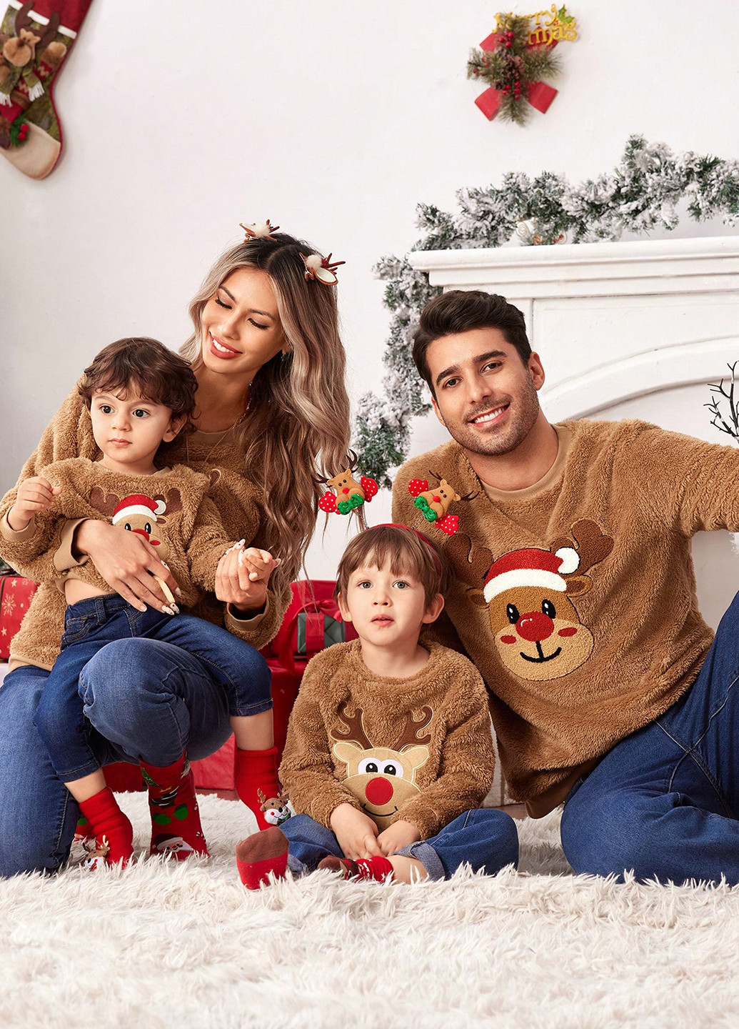 Светло-коричневый зимний джемпер джемпер SHEIN