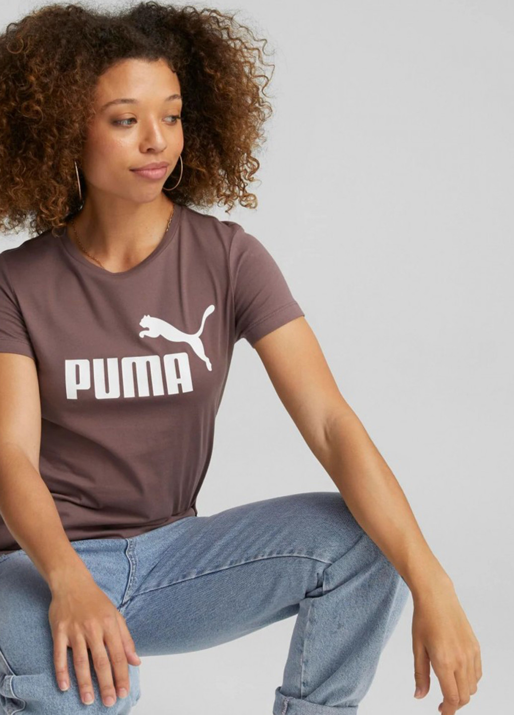 Фіолетова всесезон футболка Puma
